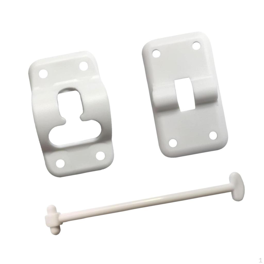 RV T Style Door Holder Entry Hardware Repair Parts,Easy To Install White Latch for