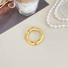 New Lobster Irregular Brooches Gold Plated Metal Geometric Brooches Glossy Finish Starfish Lapel Pins Clothes Decoration