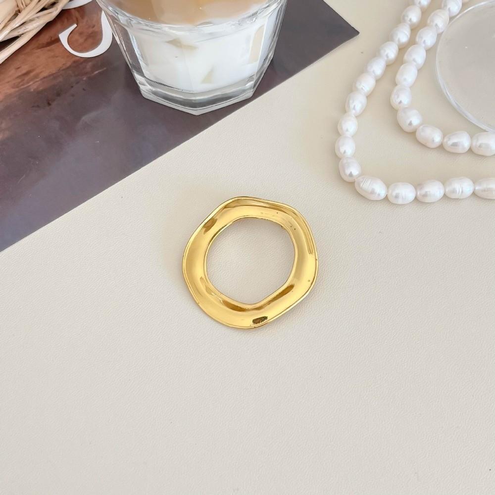 

New Lobster Irregular Brooches Metal Gold Plated Geometric Brooches Starfish Glossy Finish Lapel Pins Gifts