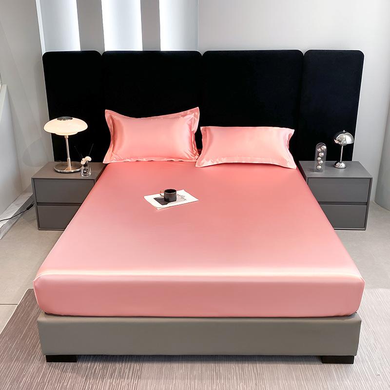 Cross-border Washed Silk Mattress Bamboo Fiber Waterproof Mattress Urine Barrier Non-slip Fixed Fully Enclosed Mattress Protective Cover