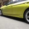 BMW 4 Series MP Style Glossy Black Carbon Fiber Textured Side Skirts & Spoilers for F32 F33 F36