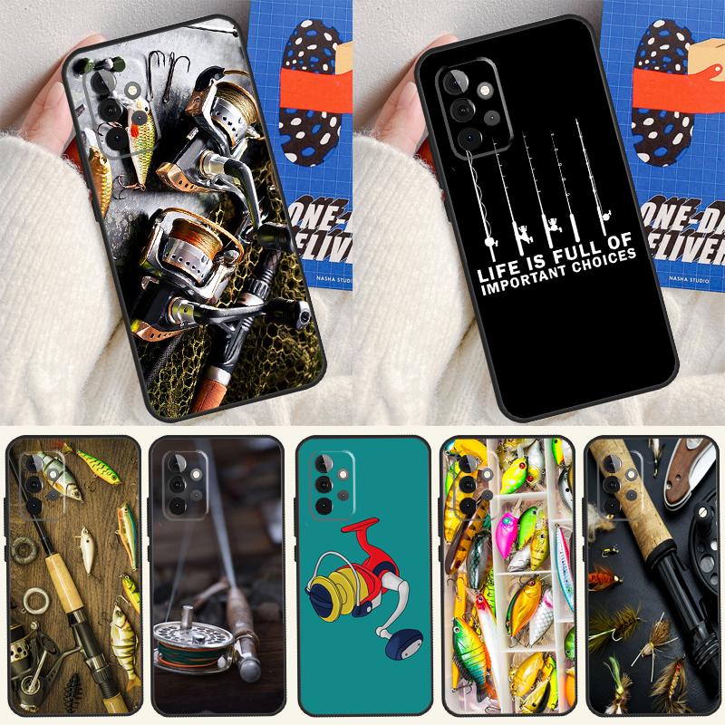 Fishing Rod Tool For Samsung Galaxy A54 A34 A14 A55 A35 A15 A53 A33 A13 A05 A06 A16 A22 A32 A52 Phone Case