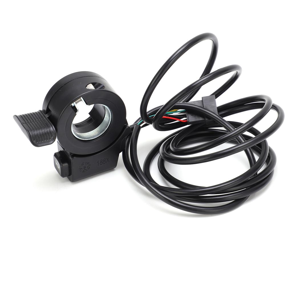 Acelerador de Pulgar para Bicicleta Manillar Interruptor de Trompeta Integrado Impermeable Duradero Bicicleta Eléctrica