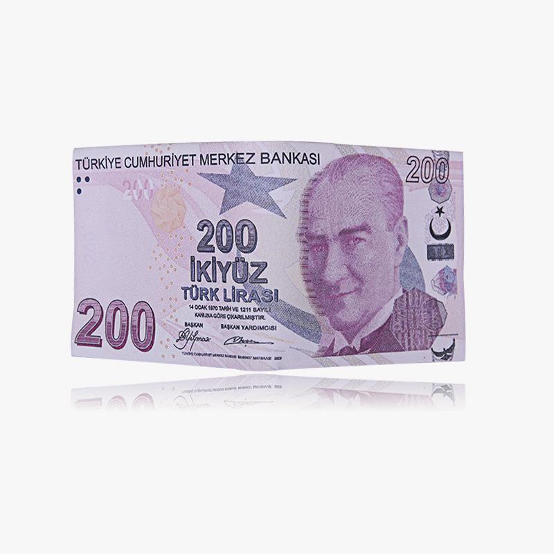 Unisexová krátká peněženka s kreativními vzory měn z různých zemí