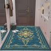 European Style Entrance Door Mat Bedroom Door Anti Slip and Absorbent Bathroom Floor Mat Bathroom Door Mat
