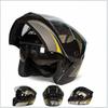ABS Material: Dual-purpose flip-up helmet, motorcycle helmet, suitable for both men and women, all-season use, racing motorcycle warm helmet