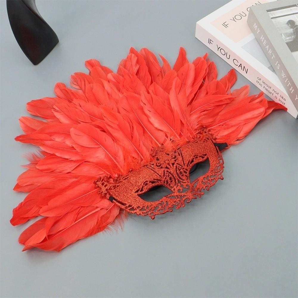 Gifts Novelty Feather Masquerade Mask Detachable Hyperbole Carnival Masquerade Mask Party Eye Mask