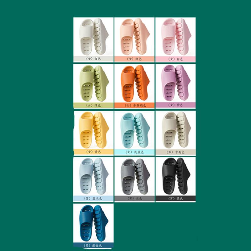 Best Selling New Women Slides   EVA slippers Pure Color Indoor Slide House Slides Cheap Ladies slippers  Fashion Heel slippers