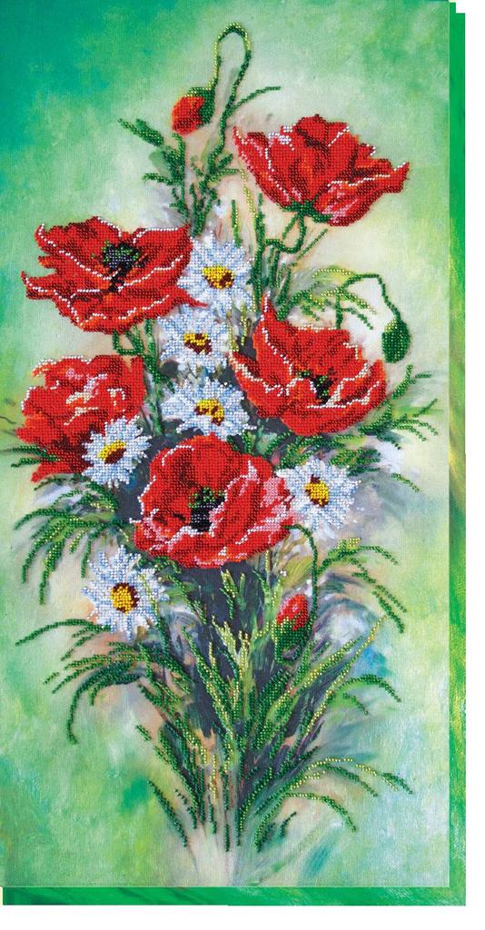 Kit for Embroidery with MICRO Beads On Canvas Abris Art