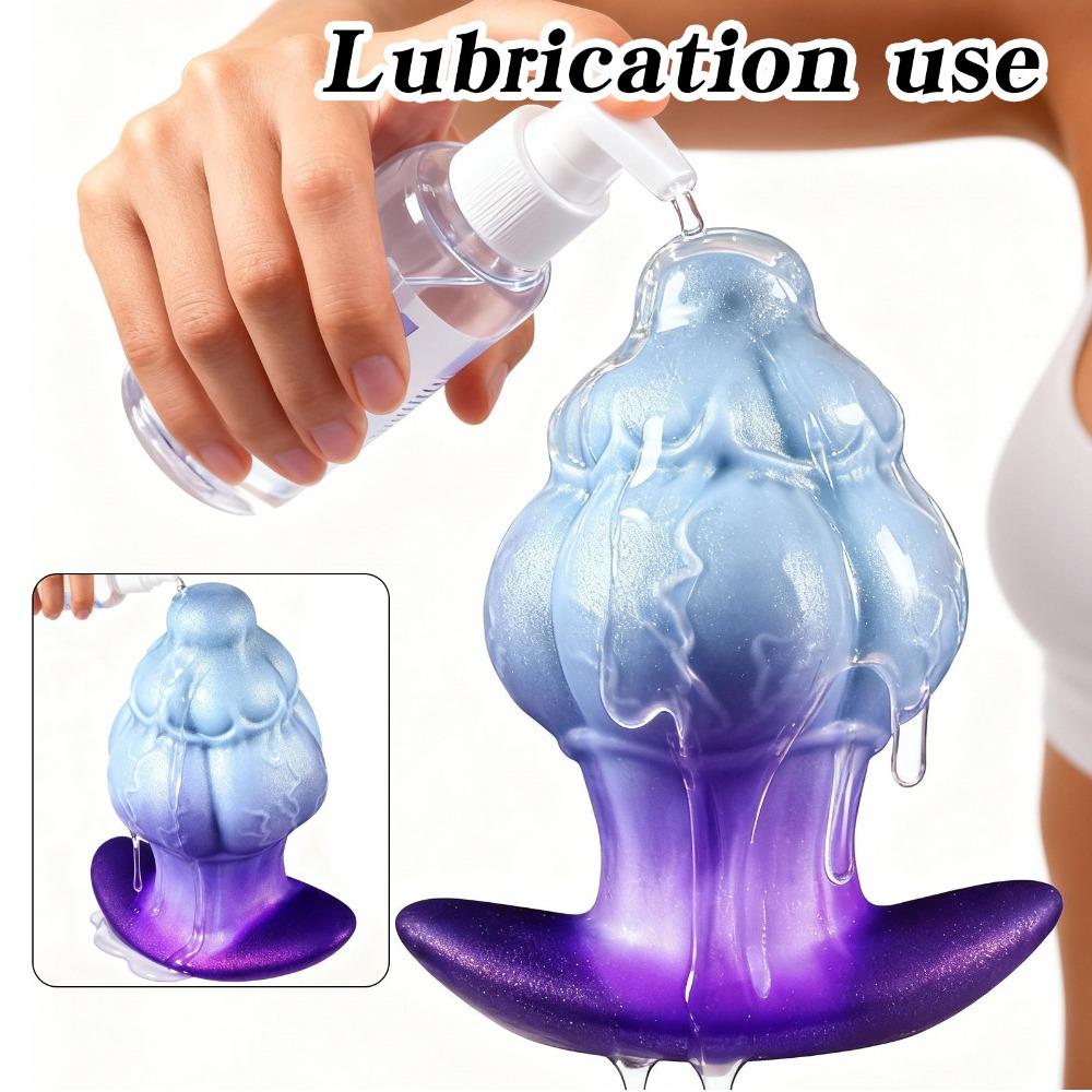 Flüssigsilikon Realistischer Analplug - Dildo für Analdehnung, Weicher Butt Plug für Männer Frauen, Erwachsenen Sexspielzeug