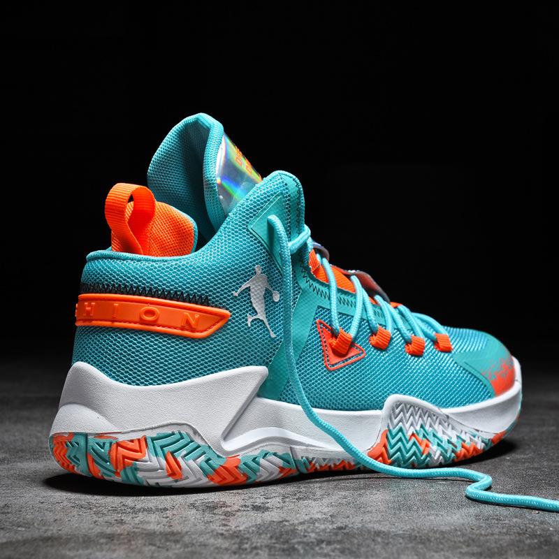 Buy Men Hightop Basketball Shoes Outdoor Mesh Breathable Sports