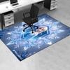 3D-gedruckter Elsa, Frozen, Schneeflocke Anti-Rutsch-Teppich - Maschinenwaschbarer Büroteppich für Wohnzimmer, Schlafzimmer, Büro - Mehrere Größen