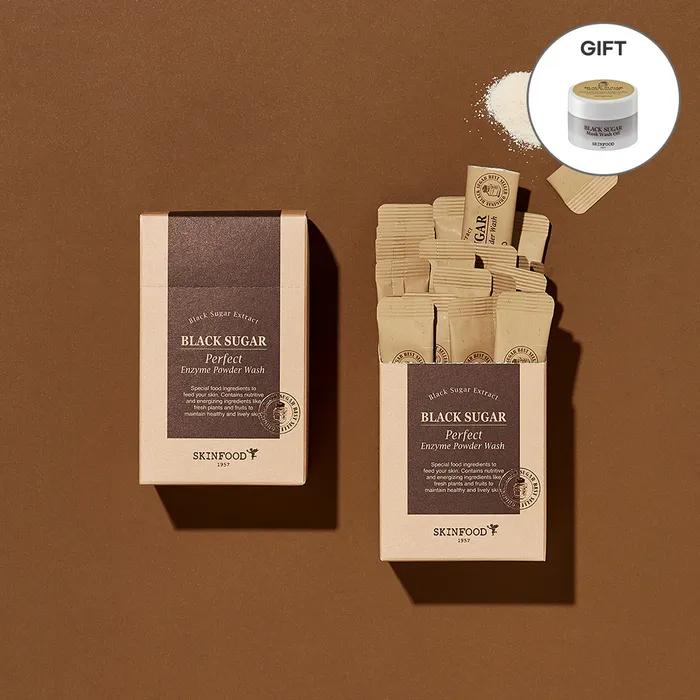 [Black Sugar Mask 15ml Free] Black Sugar Perfect Enzyme Powder Wash (1.2g x 30)