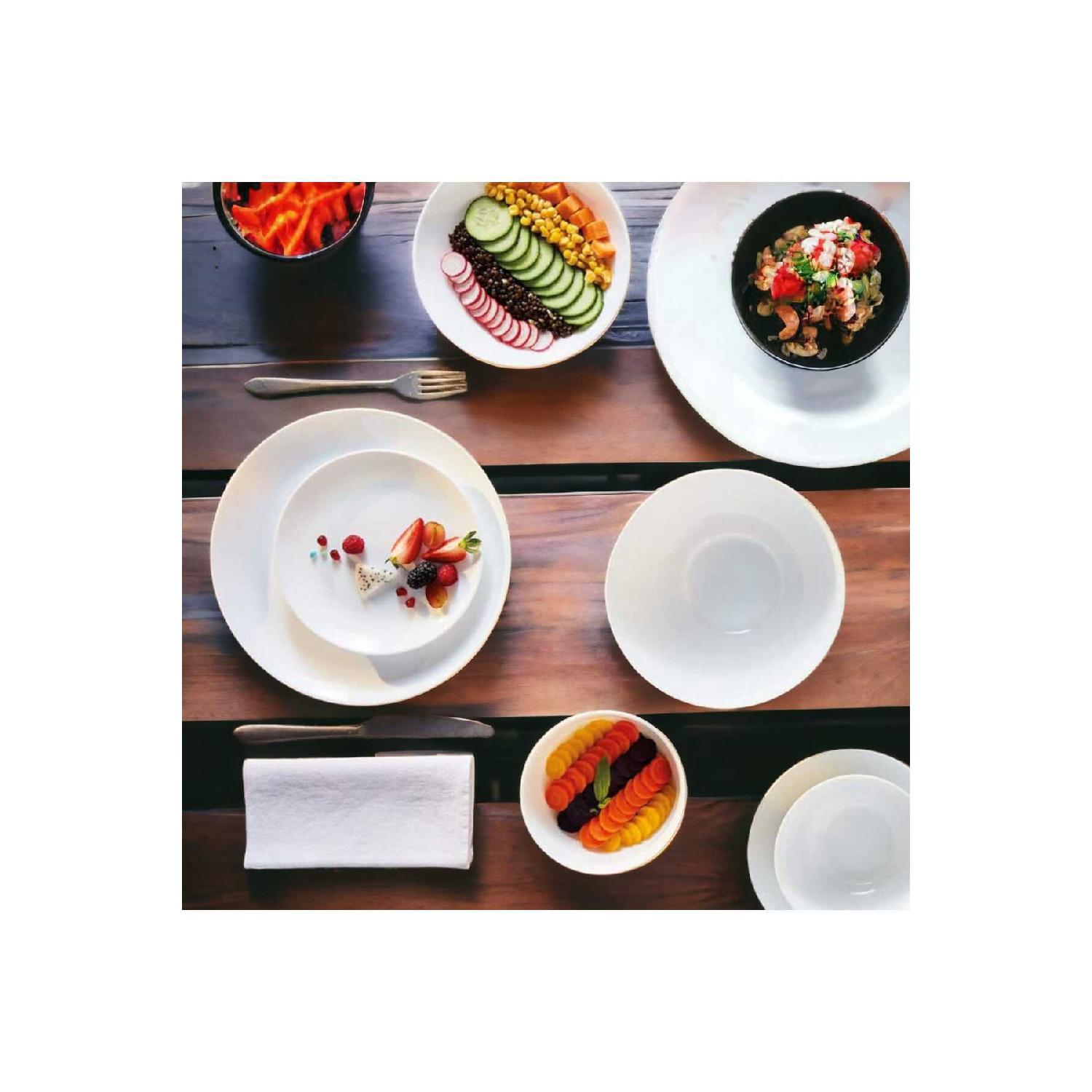 

Diwali White 48 Piece Dinner Set белый