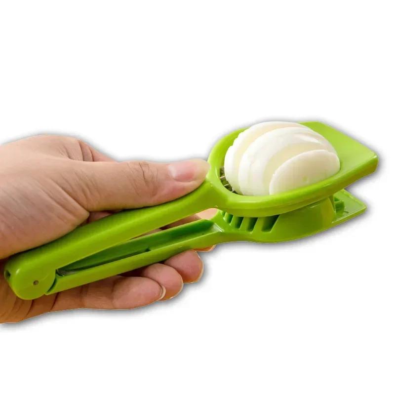 Kitchen Tools Egg Split Jujube Slicer Multifunction Egg Slicer Handheld Mushroom Kiwi Strawberries Divider Slicing Accessories