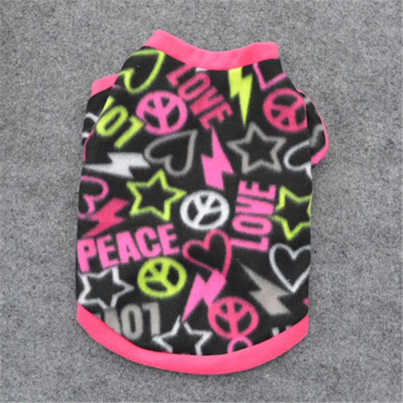 Pet Puppy Spring Warm Sweatshirt Small Dog Cat Pet Clothes Vest T Shirt