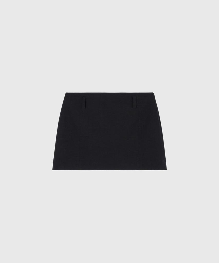 Lugkaeseuteu Luna Basic Mini Skirt_Charcoal