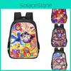 Spacious Nylon Student Backpack The Amazing Digital Circus For Boys With Patterns