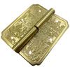 Antique Metal Cabinet Door Hinges Replacement Carved Drawer Door Hinge Decorative Fittings for Jewelry Box Easy to Use