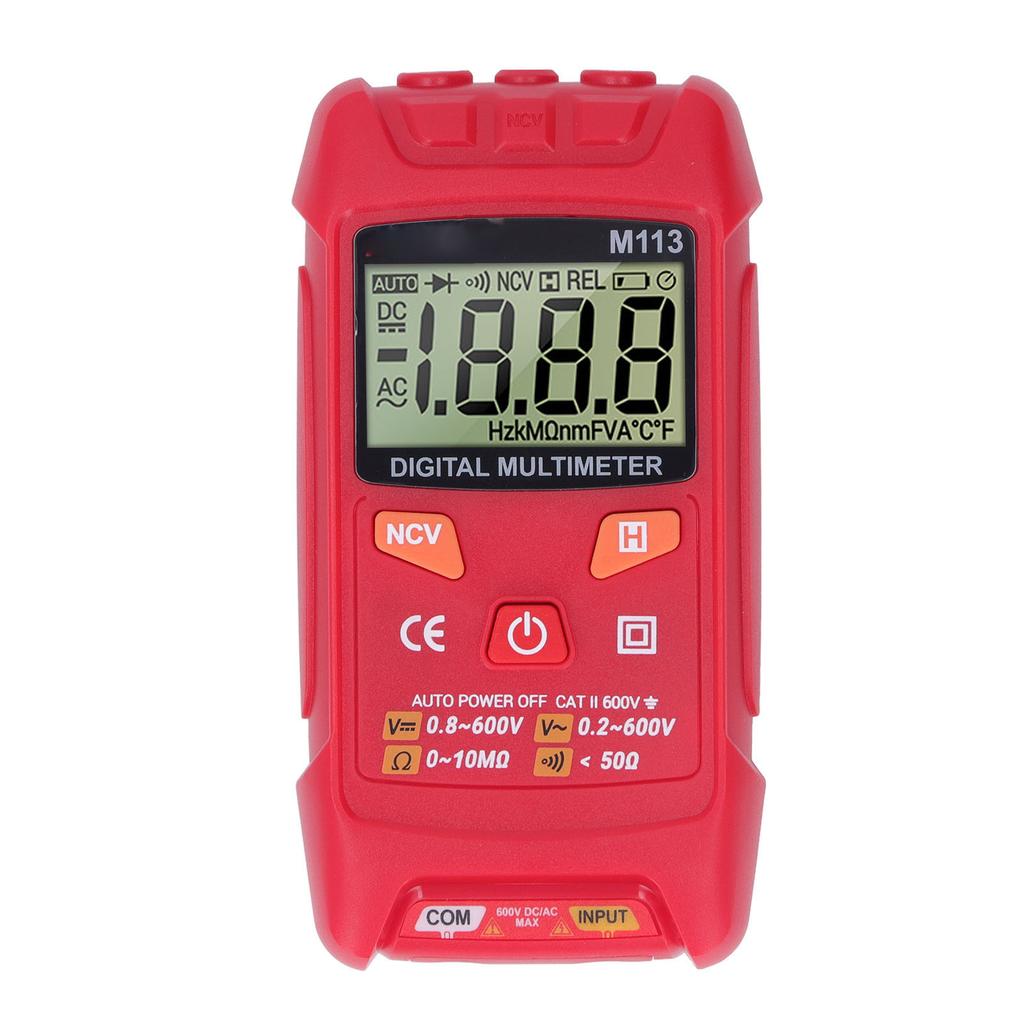Digital Multimeter Auto Ranging High Accuracy Anti Burning Portable Electrical Tester with NCV Function