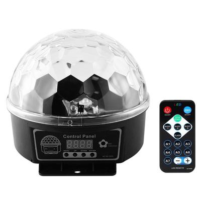 Remote Control Led Magic Ball Lamp 512 Flashing Crystal Colorful Rotating Stage Light For Ktv Bars