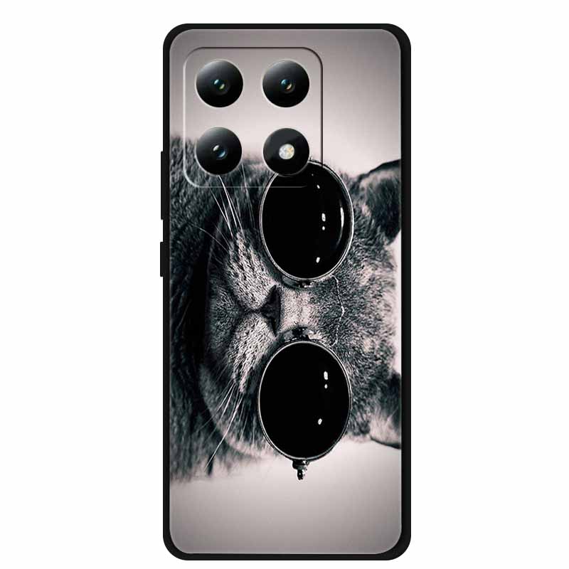 For Xiaomi 15T 5G Case Cool Animals Soft Silicone Phone Case for Xiaomi 15T Pro 5G Cover Ultra-Thin Dustproof Protective Funda
