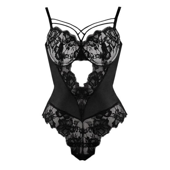 Sexy krajkové body Ultra tenké průhledné bez vycpávek nebo kostic Elastický materiál pro dokonalé padnutí Ideální pro každodenní nošení v ložnici