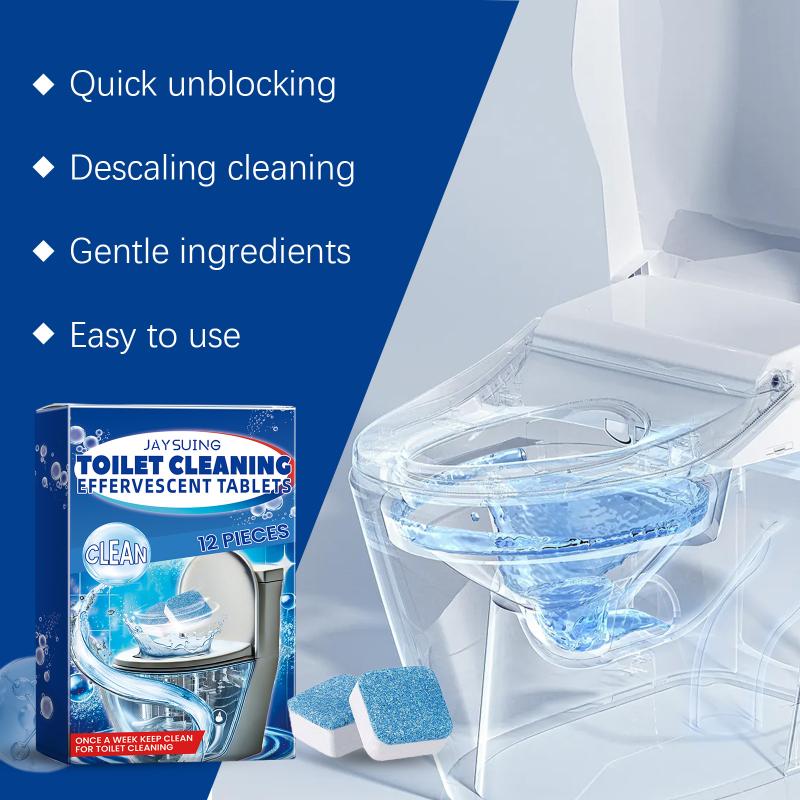 Stain Remover Toilet Tablets Deep Cleaning Solution Maintains Freshness Removes Odor Perfect for Family Bathroom