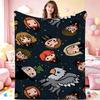 Magic Hermione Theme Printed Blanket Cozy Comfortable Throw Blanket For Living Room Sofa Nap Lightweight Home Decor Great Holiday Gift