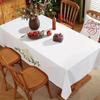 Christmas Tablecloth Digital Print - Winter Snowman Reindeer Xmas Tree Dining Table Festival Decor Table Cover