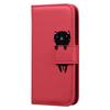 Skórzane etui z klapką do telefonu xiaomi 11 POCO X3 10T Redmi Note 9 8 Pro 7A 8A 8T 9A 9C z kreskówkowym kotem, zwierzątkiem, portfel, etui na telefon fundas