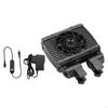 5 Level Speed Adjustable Cooling Fan Low Noise Cooling Device For Fishtanks Water Habitats Efficient Aquariums Clamp Fan HX6C