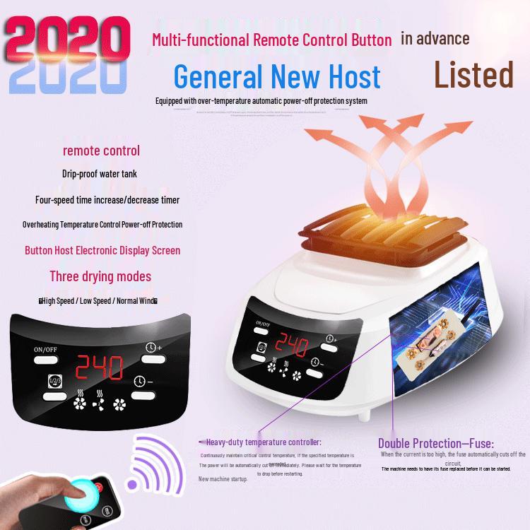 Foldable Remote-Controlled Clothes Dryer with Warm Air Blower for Home Use