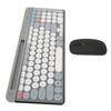 Wireless Keyboard Mouse Set Rechargeable Retro   2.4G Wireless   Keyboard Mouse Set