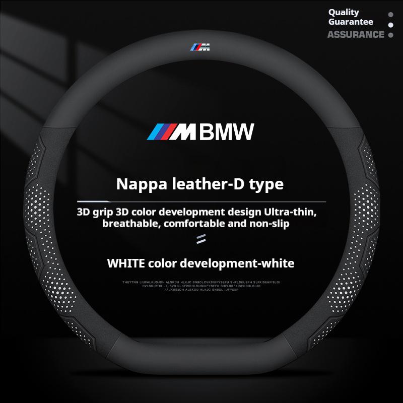 Car NEW Carbon Fiber Suede Steering Wheel Cover For BMW M X1 X3 X4 X5 X6 X7 M3 M4 M5 E46 E39 E60 E90 E91 E36 E87 F10 F20 F30