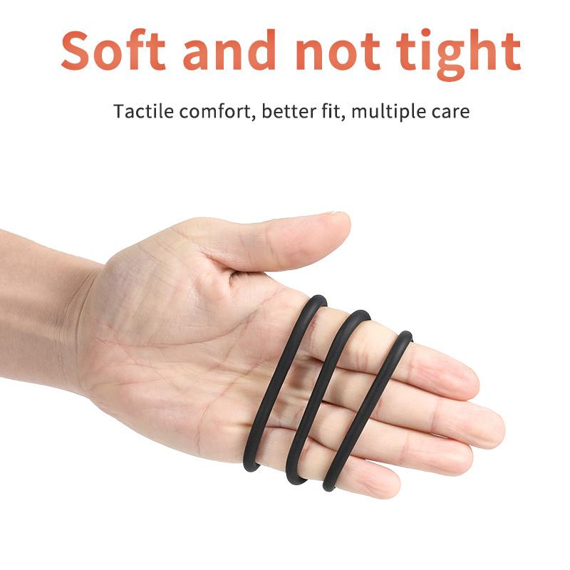 Reusable Silicone Cock Ring Delayed Ejaculation Penis Ring Adult Product Male Dick Masturbator Erotic Sex Toy Shop for Couple