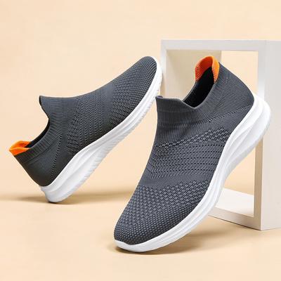Large Size Lightweight Trend Casual Running Single Shoes Couple Socks Shoes Sports Shoes Women's Flying Mesh Shoes Men's