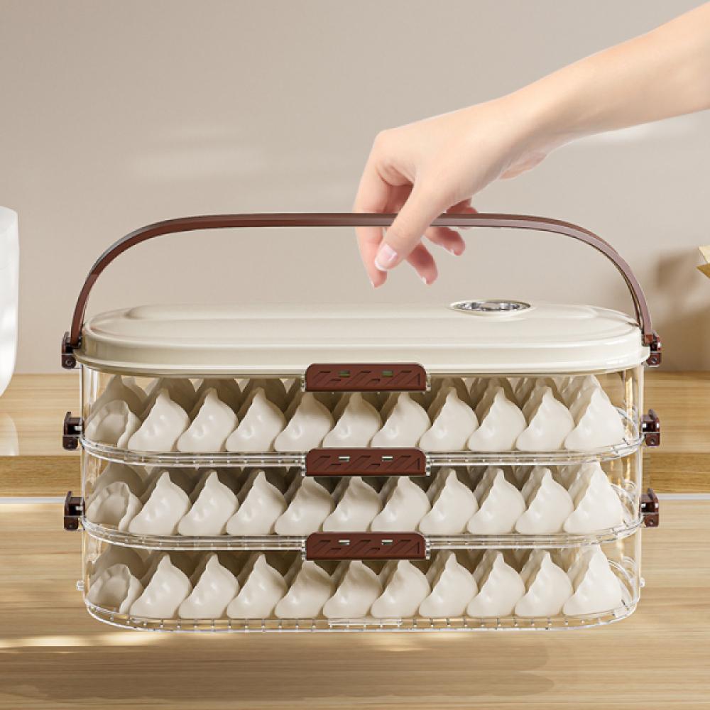 Transparent Stackable Refrigerator Storage Multi-layer Refrigerator Automatic Rolling Egg Tray Automatic Egg Storage Box