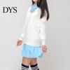 Regular Fit Pullover Knitting Sweater V-Neck Solid Color Long Sleeve Ribbed Hem Cuff Women Jumper Tops Autumn Winter Casual Street Party Uniform