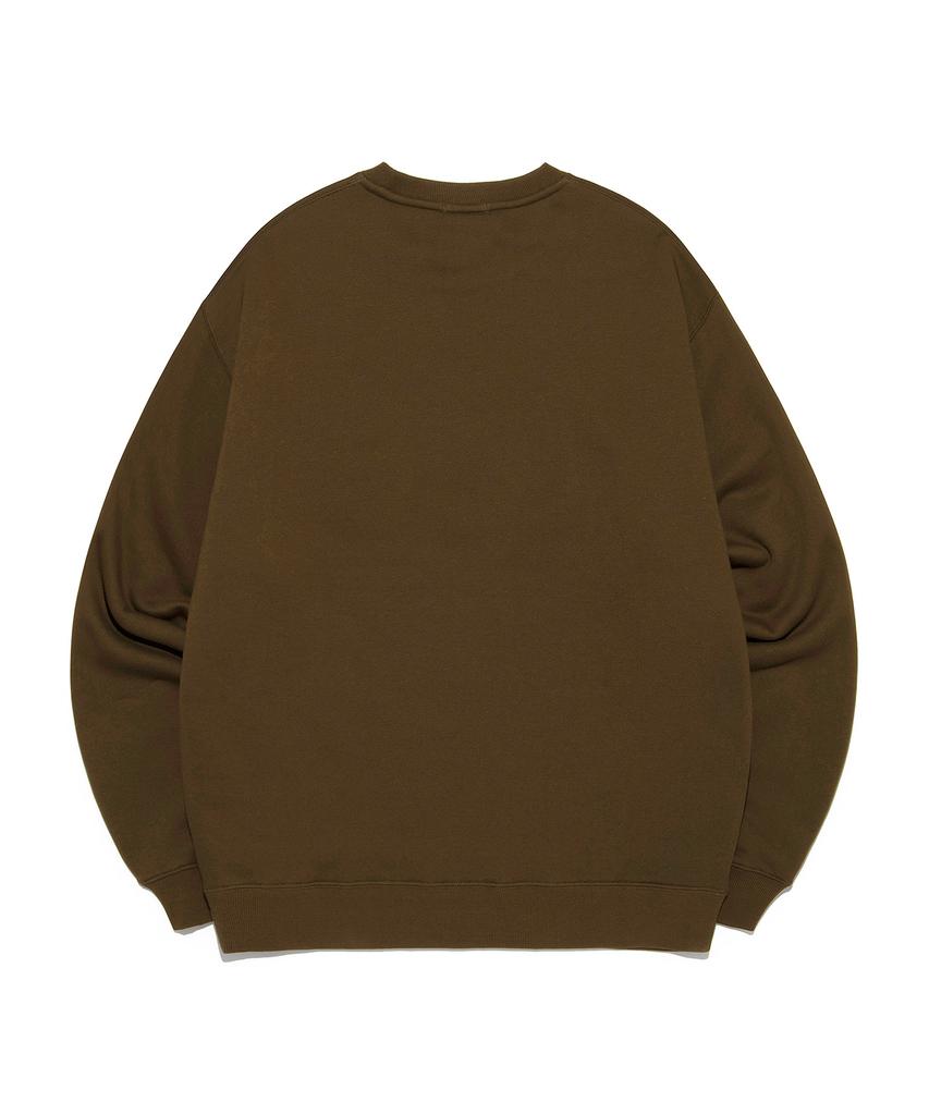 LEE Corduroy Big Twitch Fleece Sweatshirt Chocolate