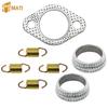 Auspuff Schalldämpfer Dichtung Dichtring Feder Überholungssatz für Polaris 01-14 Sportsman 400 450 500 Ranger 400 425 500 Scrambler 500 Hawkeye