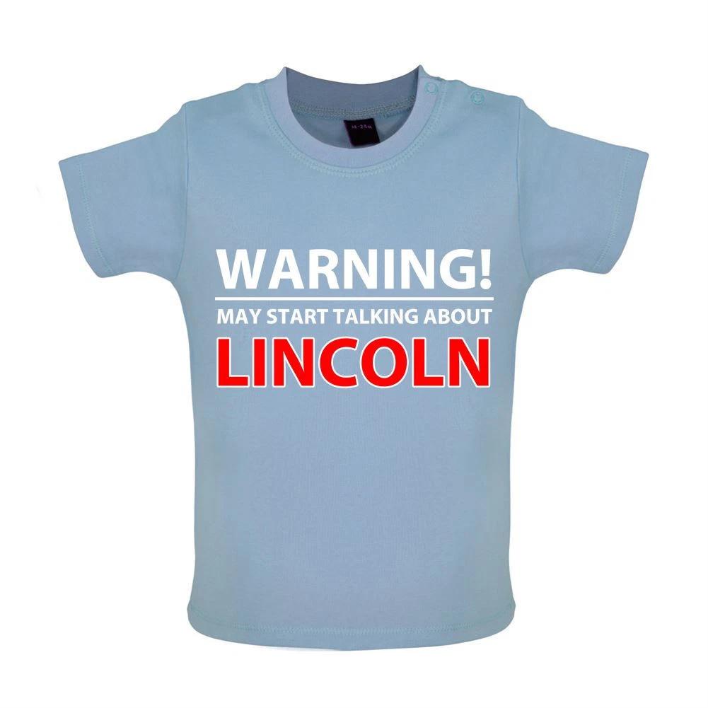 Lincoln Talk Warning - Baby / Bodysuit - Love Fan Foot City Funny 110