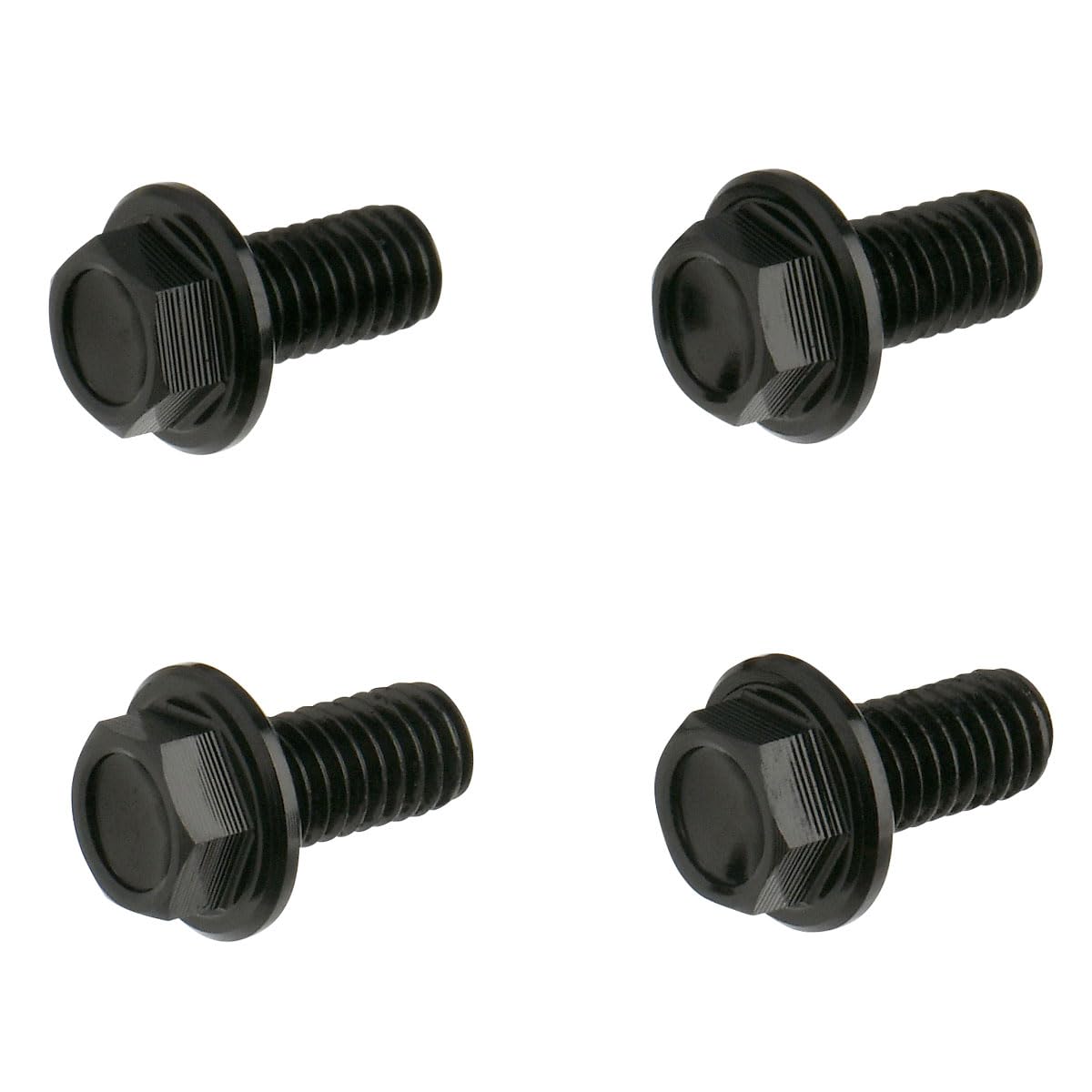 

DIRTFREAK F7651 Алюминиевые фланцевые болты M6 x 12 мм 4 штуки Черный Dirt Freak (Старый номер детали: D58-51-512) M6x12mm чёрный