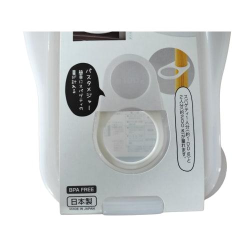 Inomata Chemical Microwave Pasta Maker, Clear White, 1714