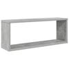 Vidaxl Półki Ścienne Kostki 4 Szt., Szarość Betonu, 60X15X23 Cm