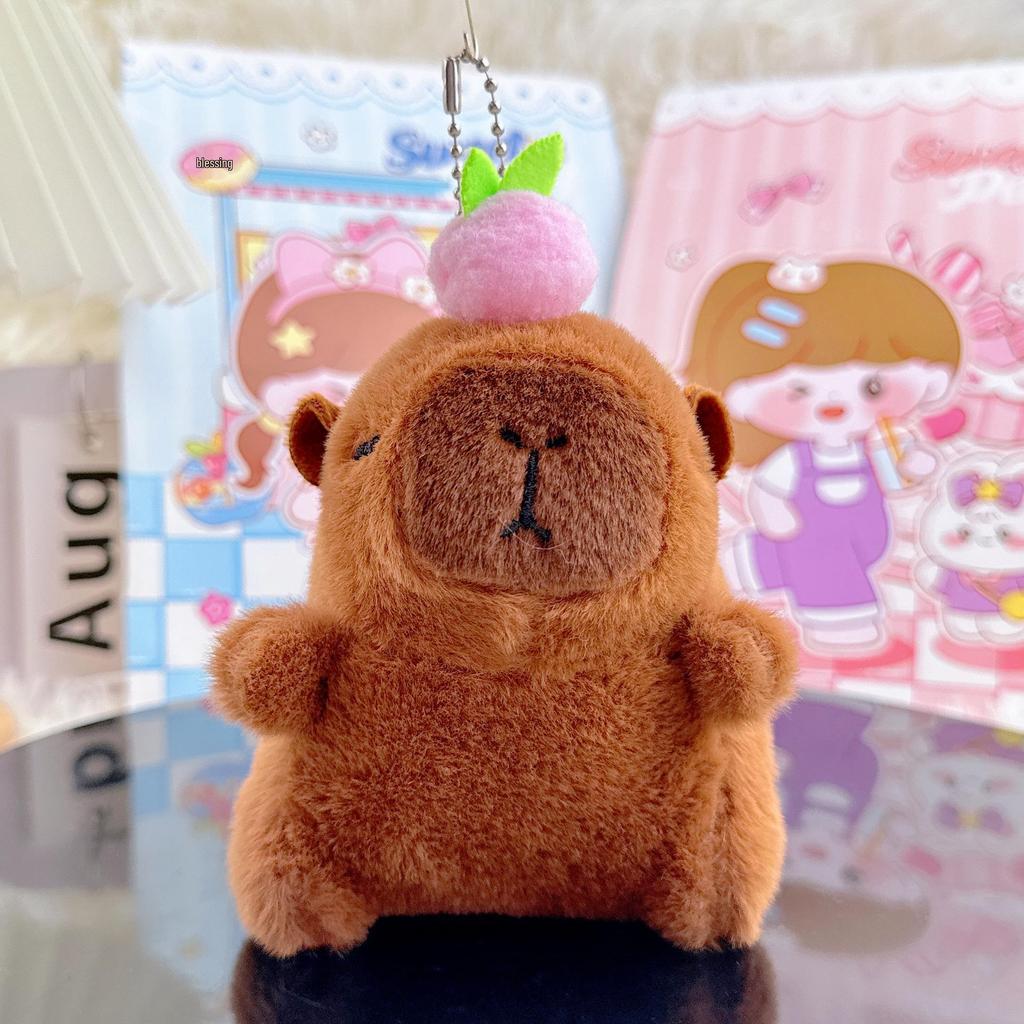 Guinea Pig & Capybara Plush Doll Keyring Backpack Charm