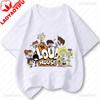 The Loud Houses Double Sides Printed T Shirt Summer Short Sleeved Cartoon Comedy Oversized Vintage Unisex Clothes Ropa De Mujer