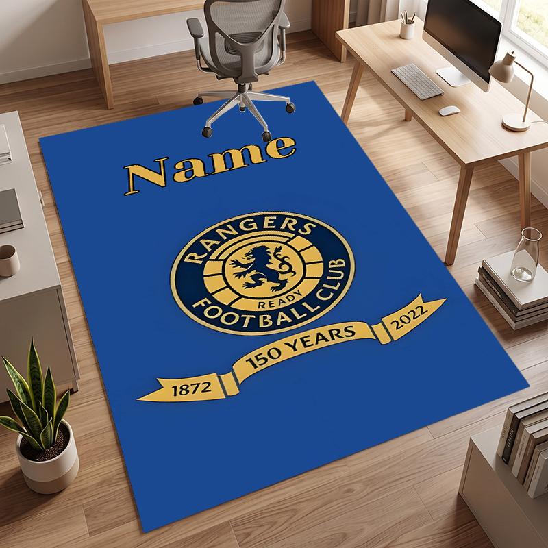 rangers fc (1) Personalized name Office Carpet Stylish Decor for Living Room Bedroom Kitchen