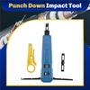 Punch Down Impact Tool With 110 And 66 Blades, Network Wire Cable Cat6/Cat5e Telephone Impact Terminal Insertion Tools-B61B