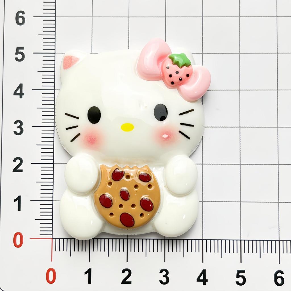 Sanrio Cartoon Food Toys Resin Accessories for DIY Hair Clips and Phone Ornaments